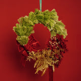 Rustic Red Wreath